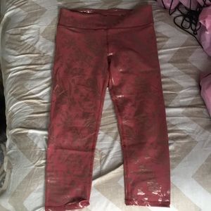 Fabletics Rose Gold Capris